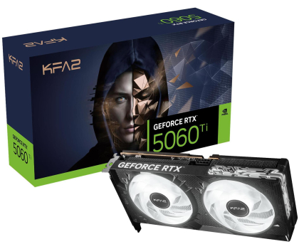 Karta graficzna KFA2 GeForce RTX 5060 Ti 1-Click OC 16GB GDDR7 DLSS4
